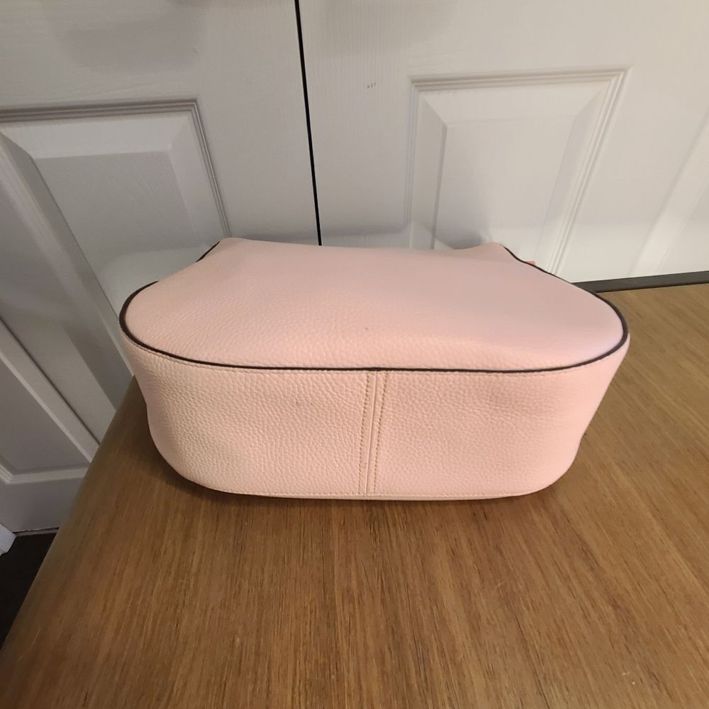 Kate Spade Lexy Shoulder Bag Rose Smoke Light Pink Leather Large Hobo K4659 NWT - Picture 8 of 9